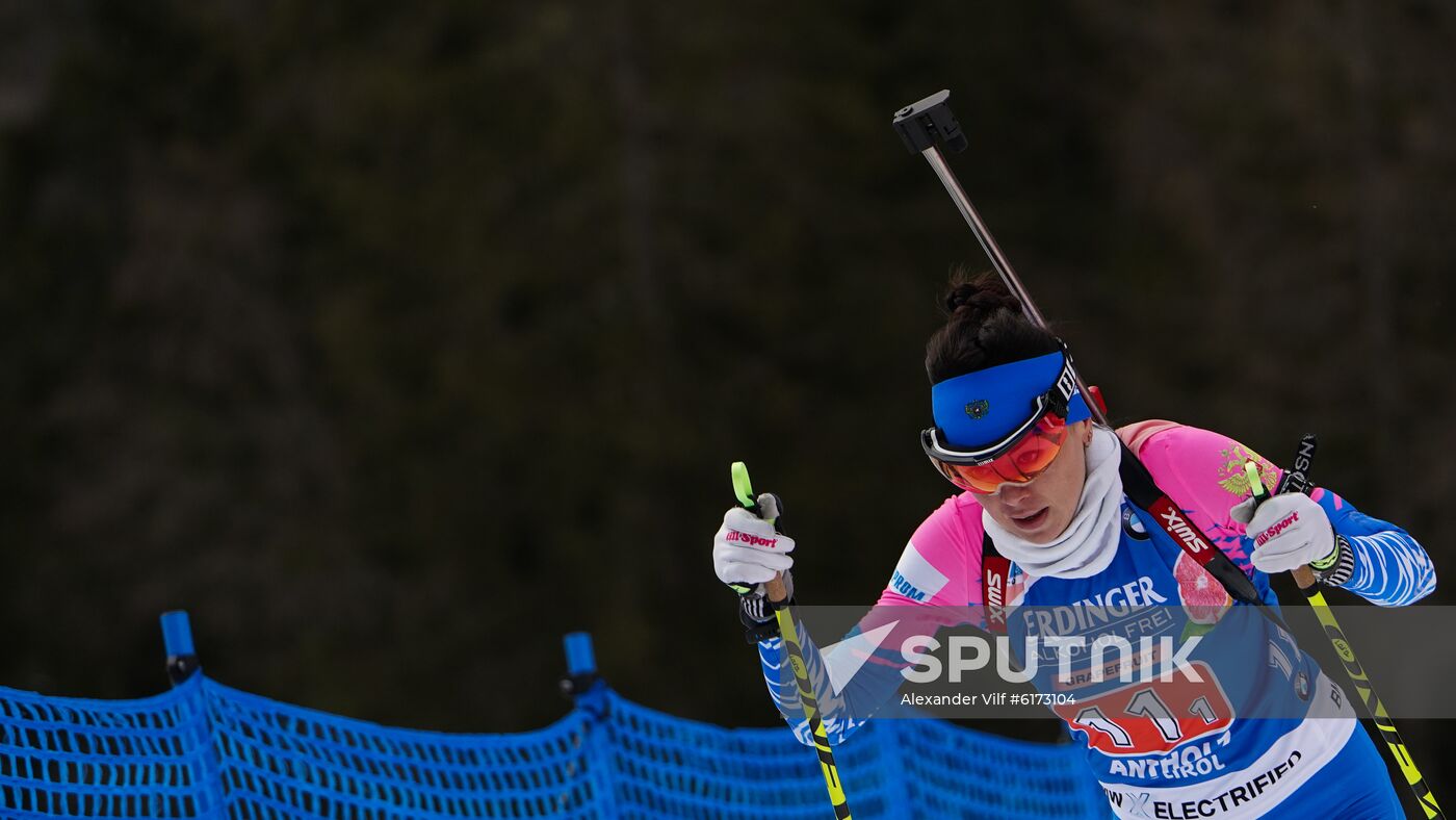 Italy Biathlon Worlds Single Mixed Relay