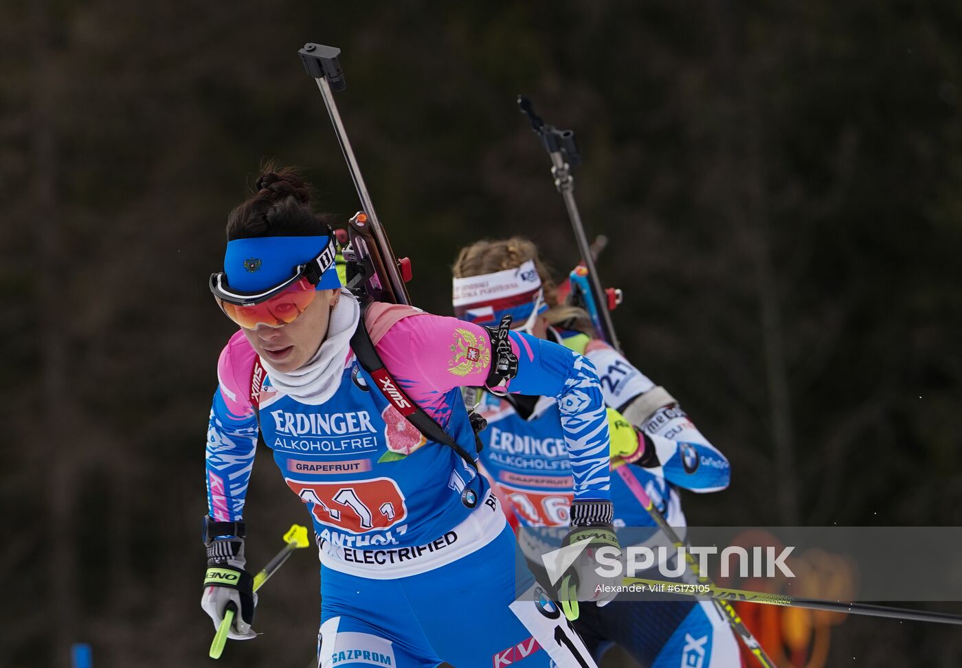 Italy Biathlon Worlds Single Mixed Relay