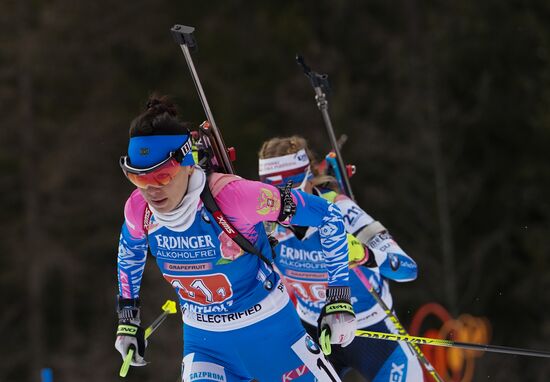 Italy Biathlon Worlds Single Mixed Relay