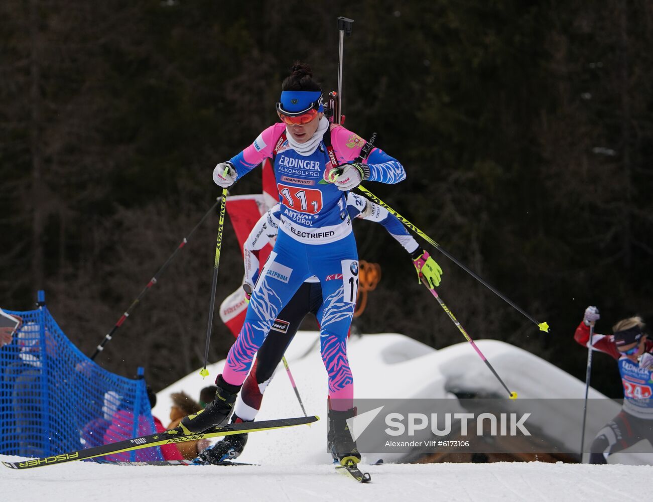 Italy Biathlon Worlds Single Mixed Relay