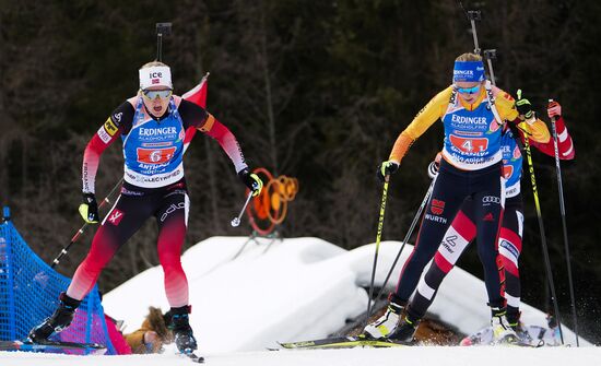 Italy Biathlon Worlds Single Mixed Relay