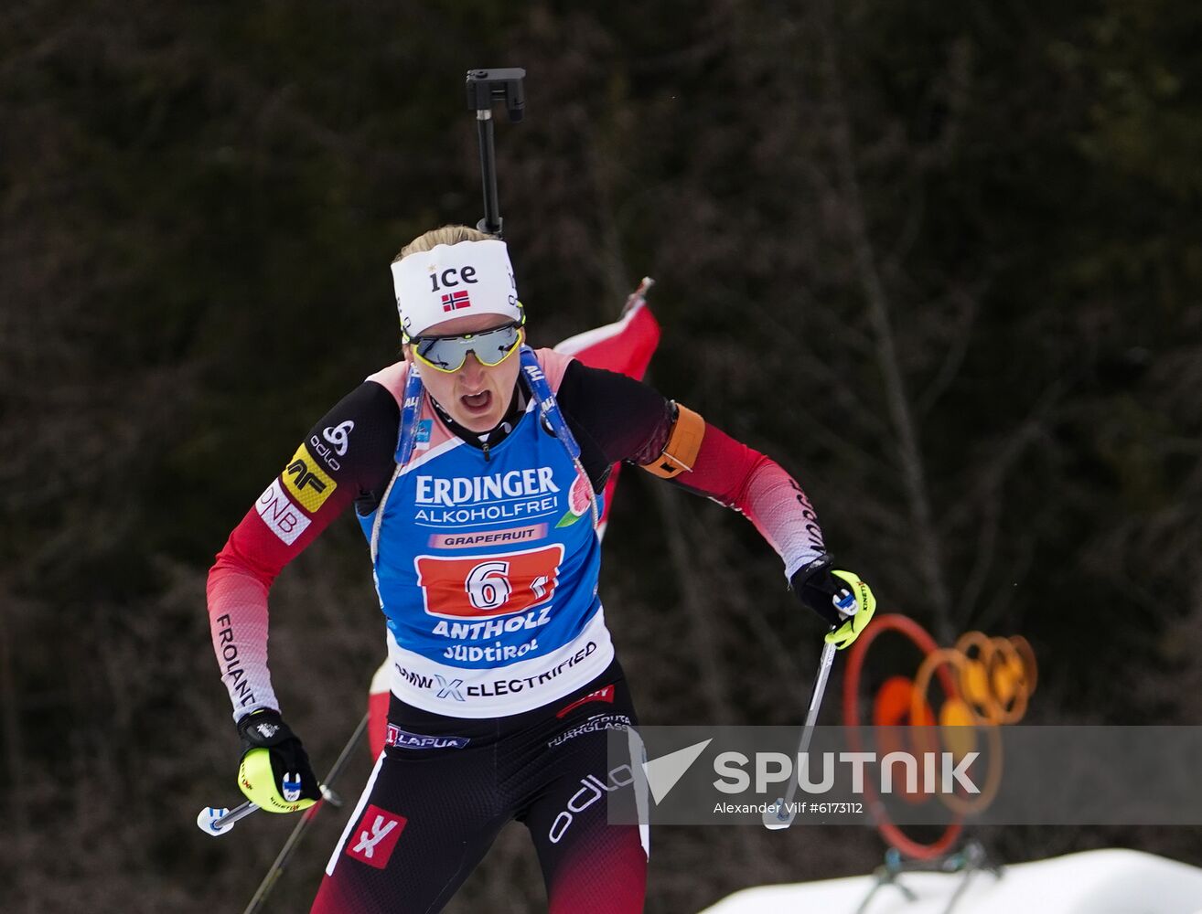 Italy Biathlon Worlds Single Mixed Relay