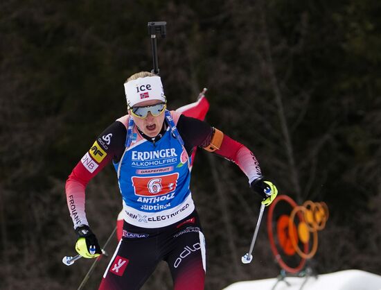 Italy Biathlon Worlds Single Mixed Relay