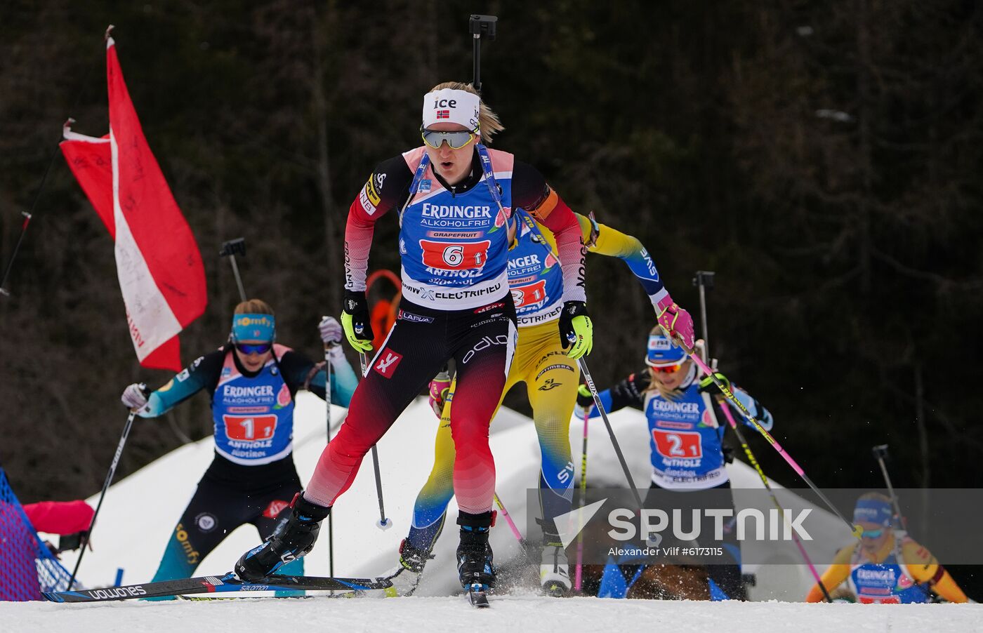 Italy Biathlon Worlds Single Mixed Relay