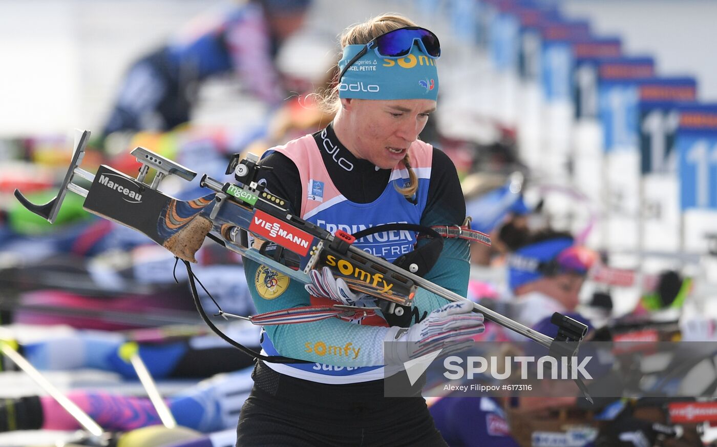 Italy Biathlon Worlds Single Mixed Relay