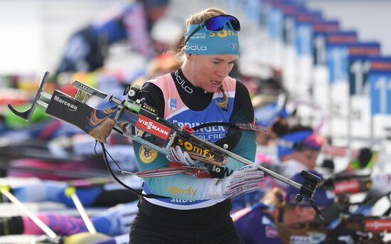 Italy Biathlon Worlds Single Mixed Relay