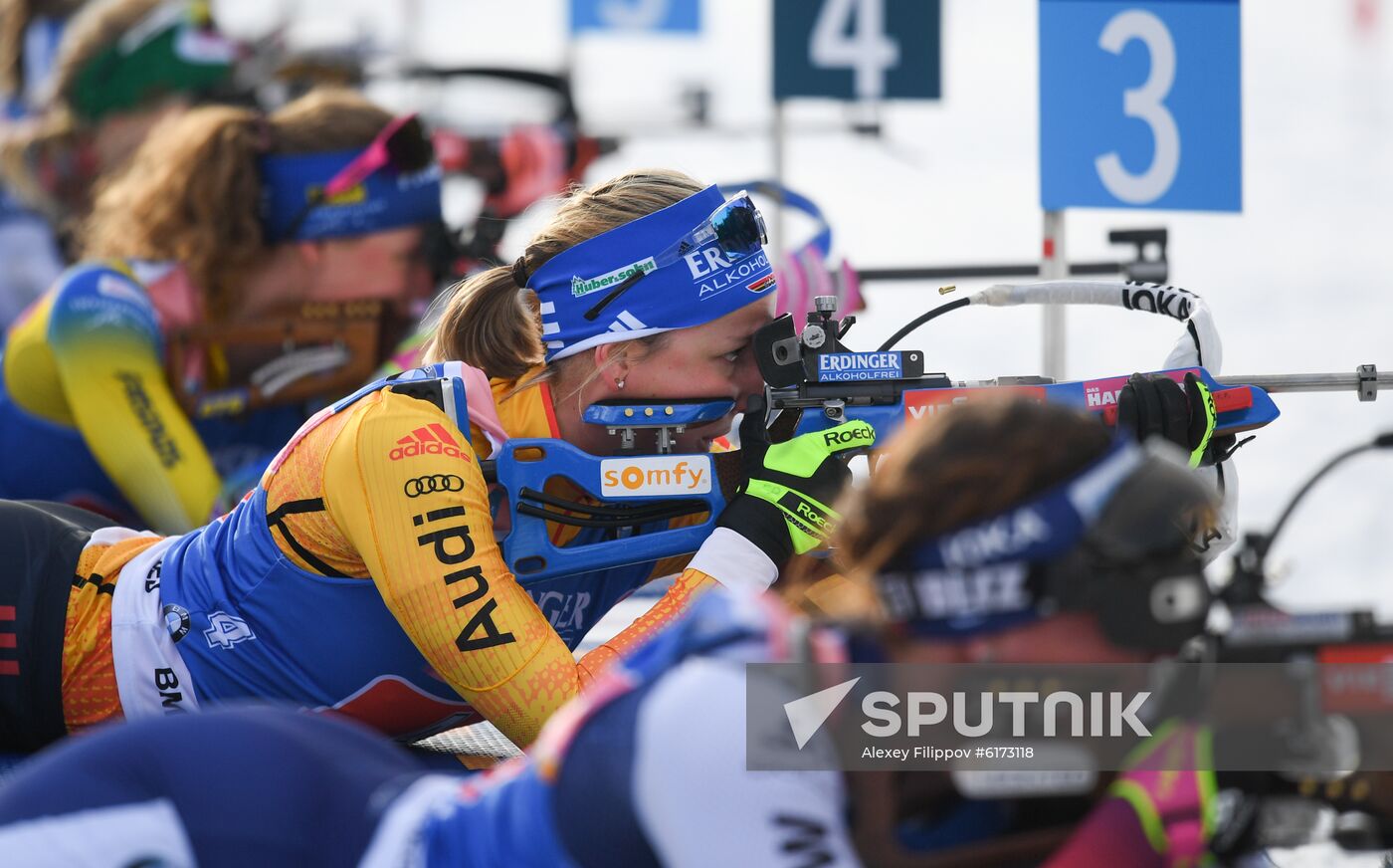 Italy Biathlon Worlds Single Mixed Relay