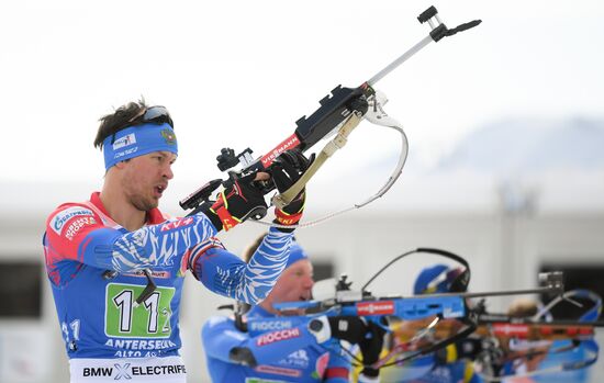 Italy Biathlon Worlds Single Mixed Relay