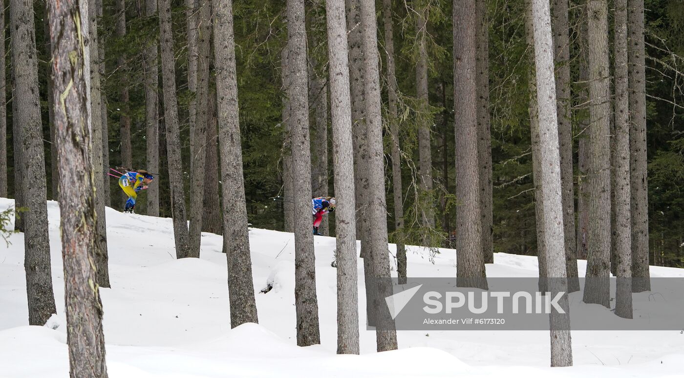 Italy Biathlon Worlds Single Mixed Relay