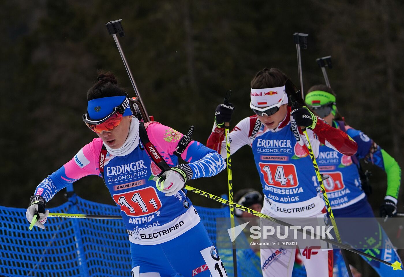 Italy Biathlon Worlds Single Mixed Relay