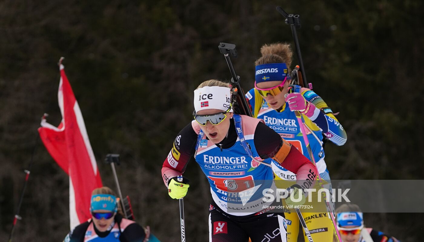 Italy Biathlon Worlds Single Mixed Relay