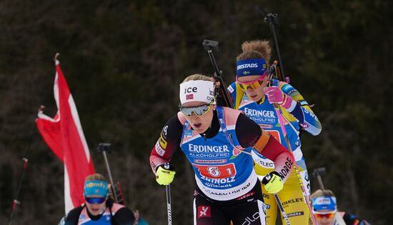 Italy Biathlon Worlds Single Mixed Relay