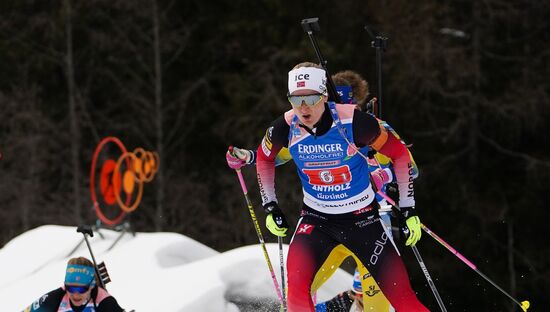 Italy Biathlon Worlds Single Mixed Relay
