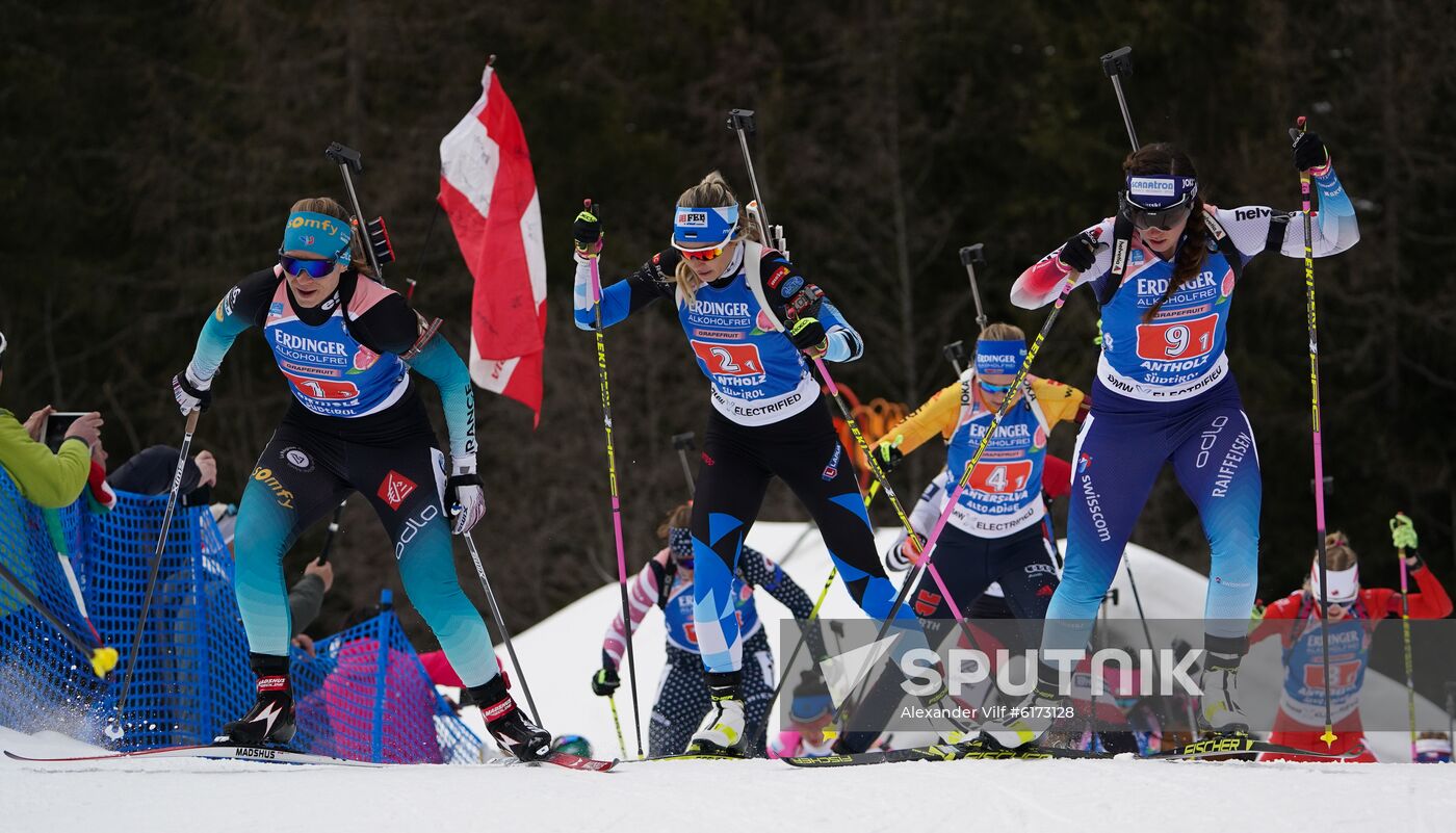 Italy Biathlon Worlds Single Mixed Relay