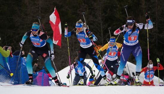 Italy Biathlon Worlds Single Mixed Relay