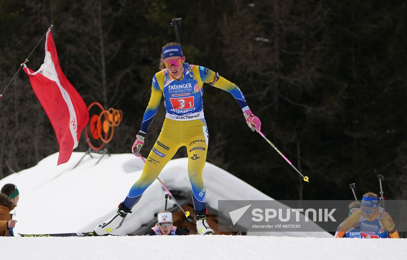 Italy Biathlon Worlds Single Mixed Relay