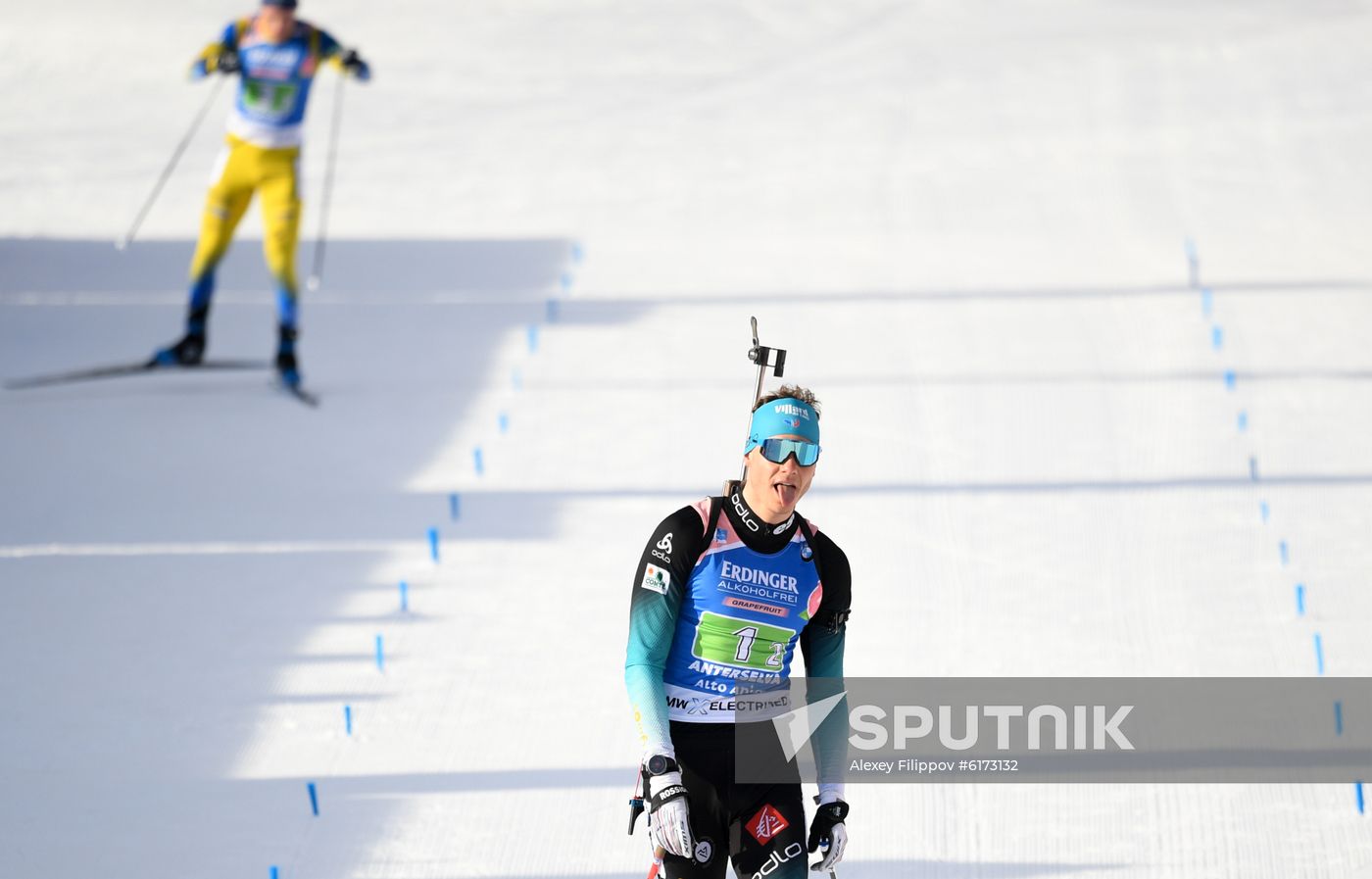 Italy Biathlon Worlds Single Mixed Relay