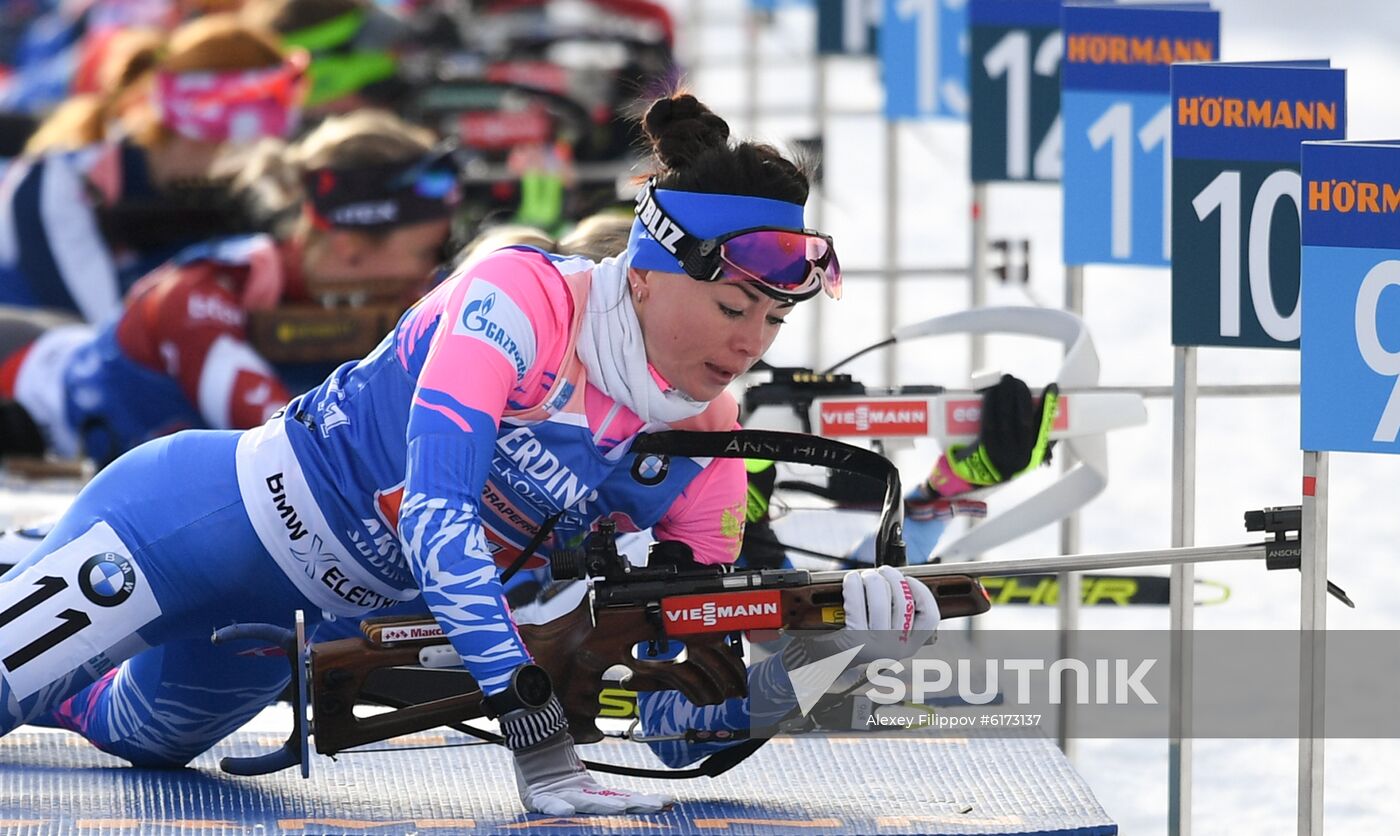 Italy Biathlon Worlds Single Mixed Relay