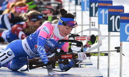 Italy Biathlon Worlds Single Mixed Relay