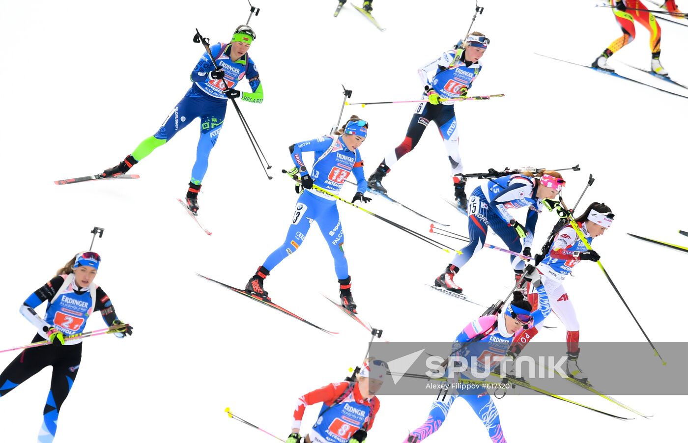 Italy Biathlon Worlds Single Mixed Relay
