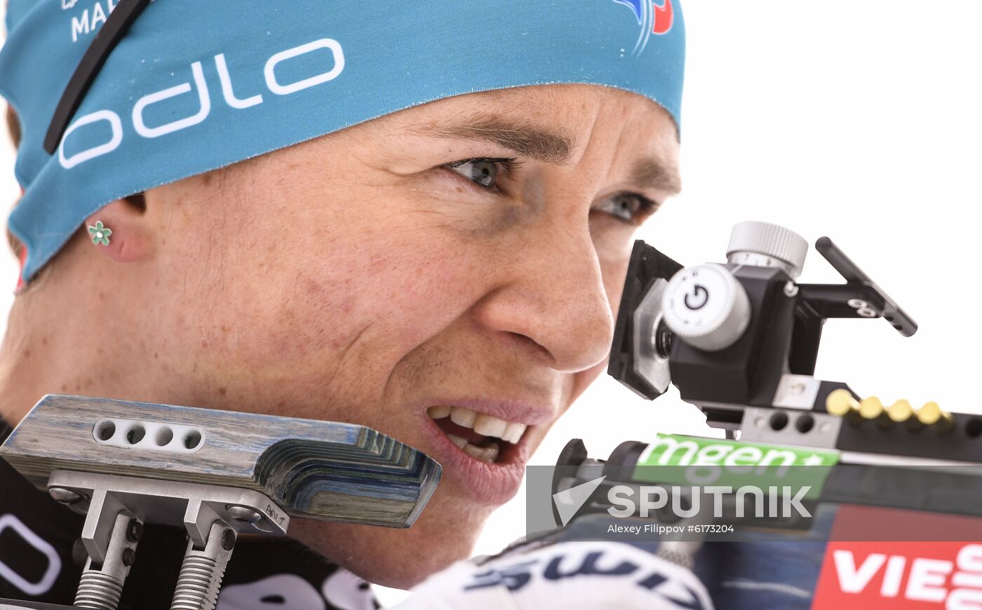 Italy Biathlon Worlds Single Mixed Relay