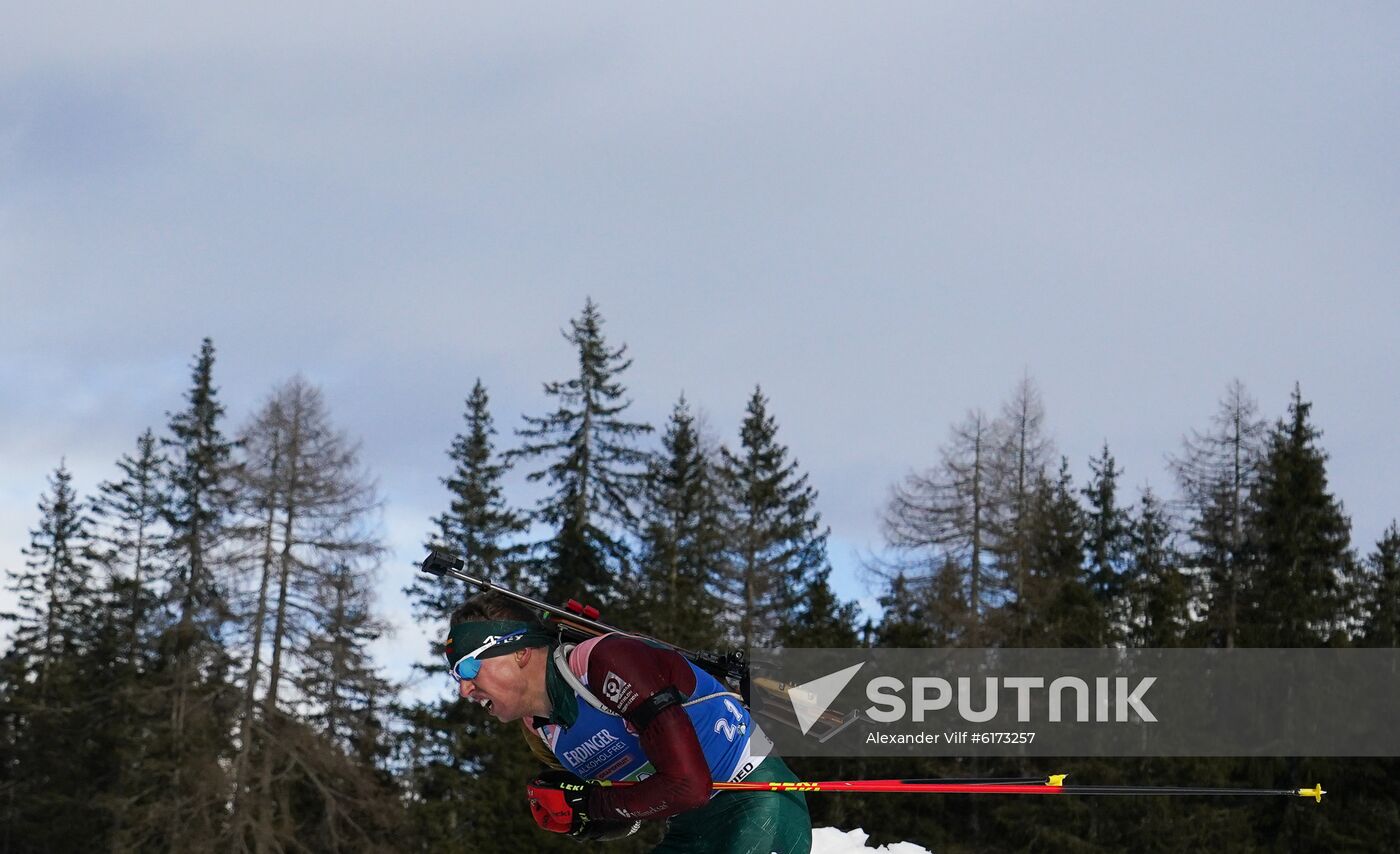 Italy Biathlon Worlds Single Mixed Relay