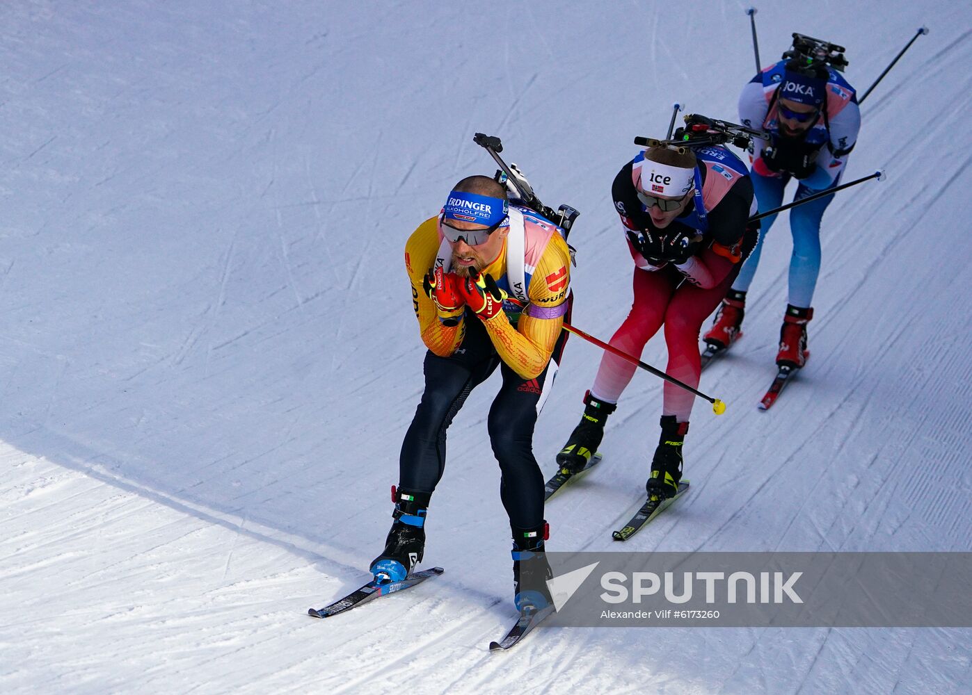 Italy Biathlon Worlds Single Mixed Relay