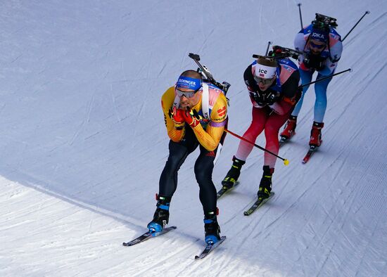 Italy Biathlon Worlds Single Mixed Relay