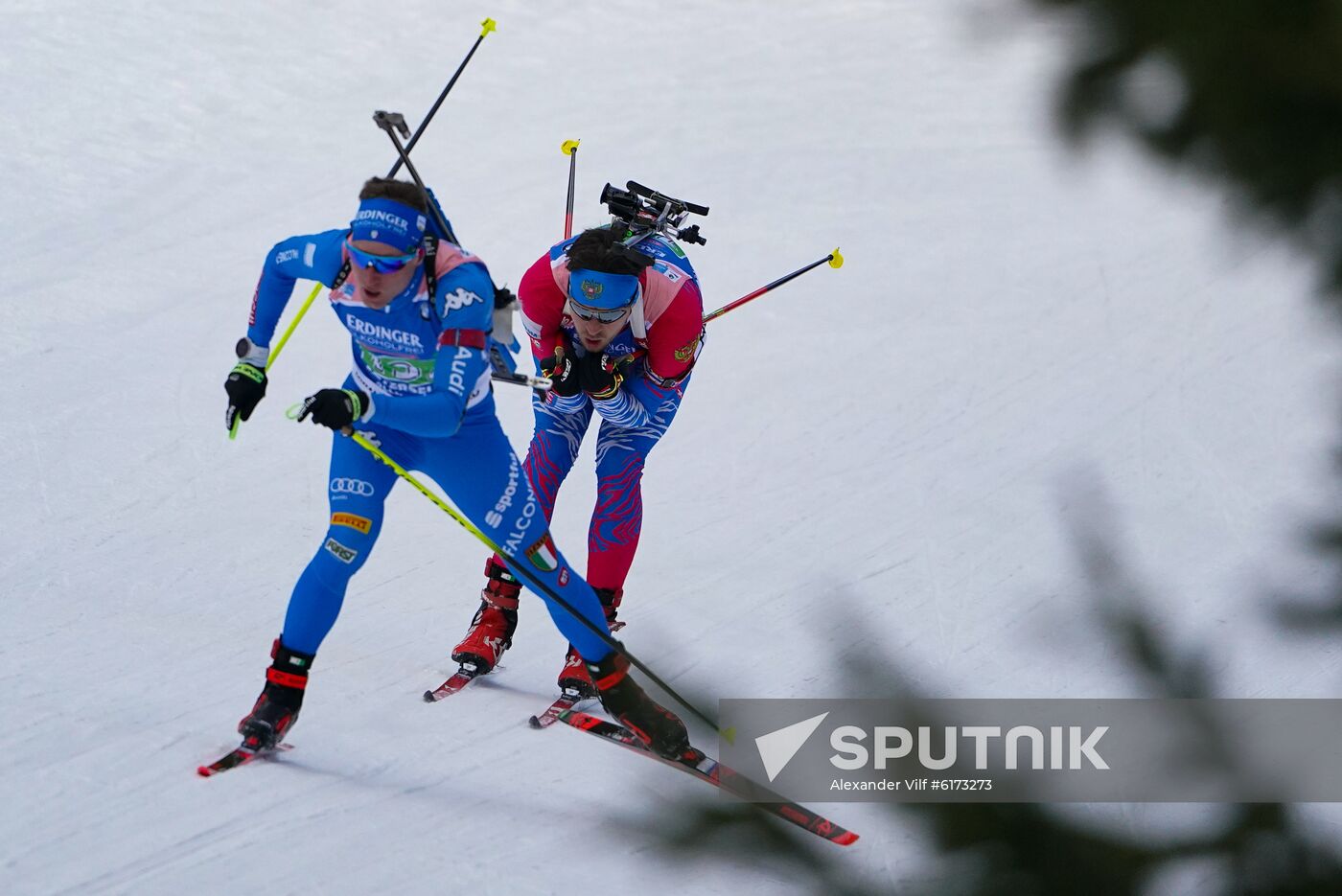 Italy Biathlon Worlds Single Mixed Relay