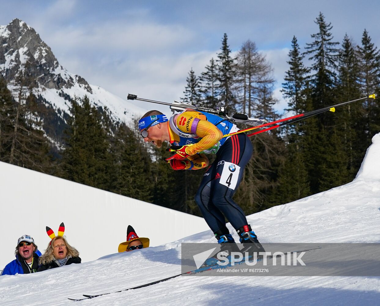 Italy Biathlon Worlds Single Mixed Relay