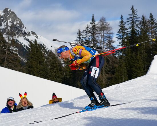 Italy Biathlon Worlds Single Mixed Relay