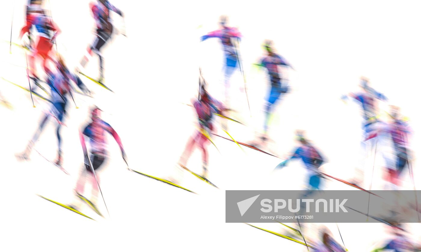 Italy Biathlon Worlds Single Mixed Relay