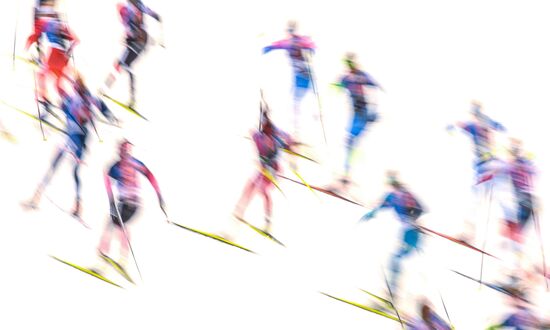 Italy Biathlon Worlds Single Mixed Relay