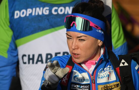 Italy Biathlon Worlds Single Mixed Relay