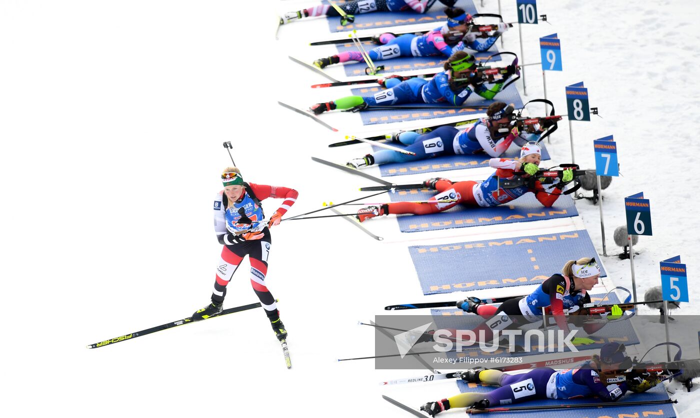 Italy Biathlon Worlds Single Mixed Relay