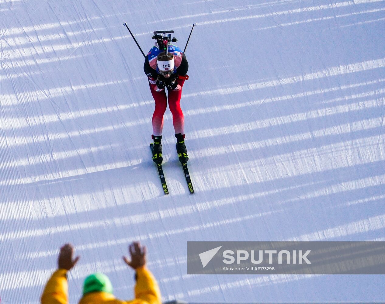 Italy Biathlon Worlds Single Mixed Relay