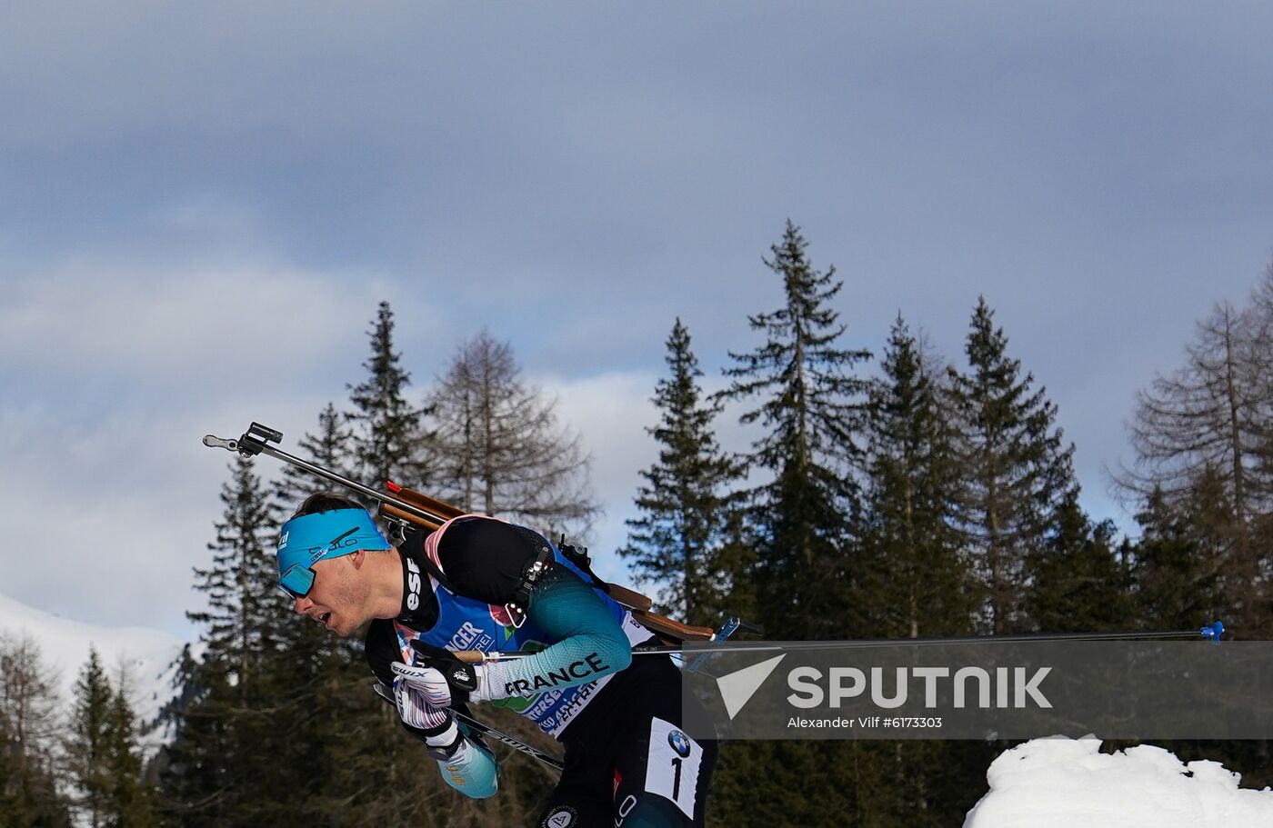 Italy Biathlon Worlds Single Mixed Relay