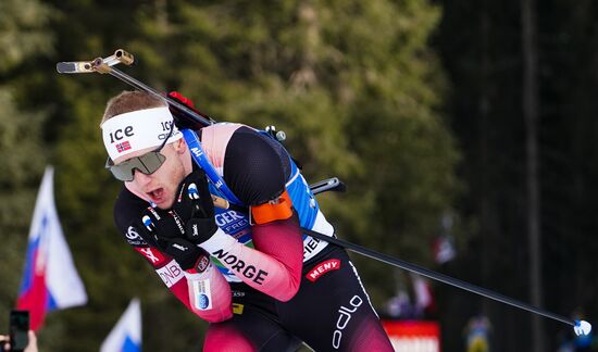 Italy Biathlon Worlds Single Mixed Relay