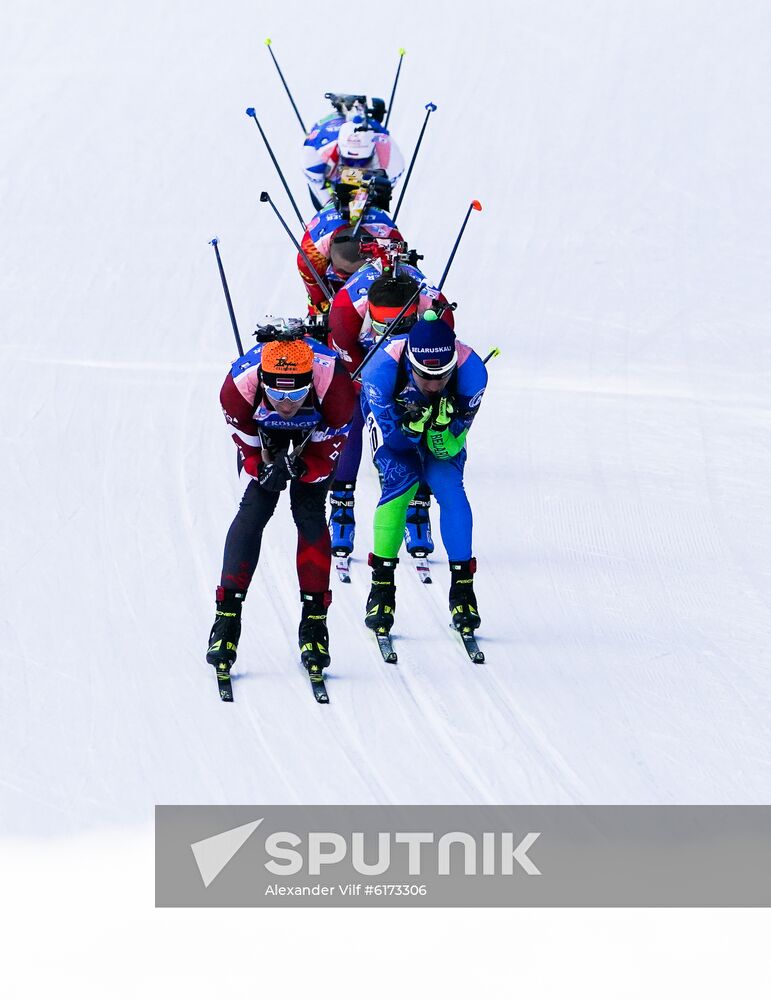 Italy Biathlon Worlds Single Mixed Relay