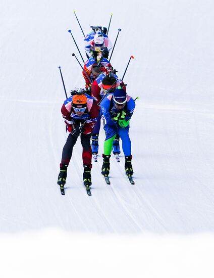 Italy Biathlon Worlds Single Mixed Relay
