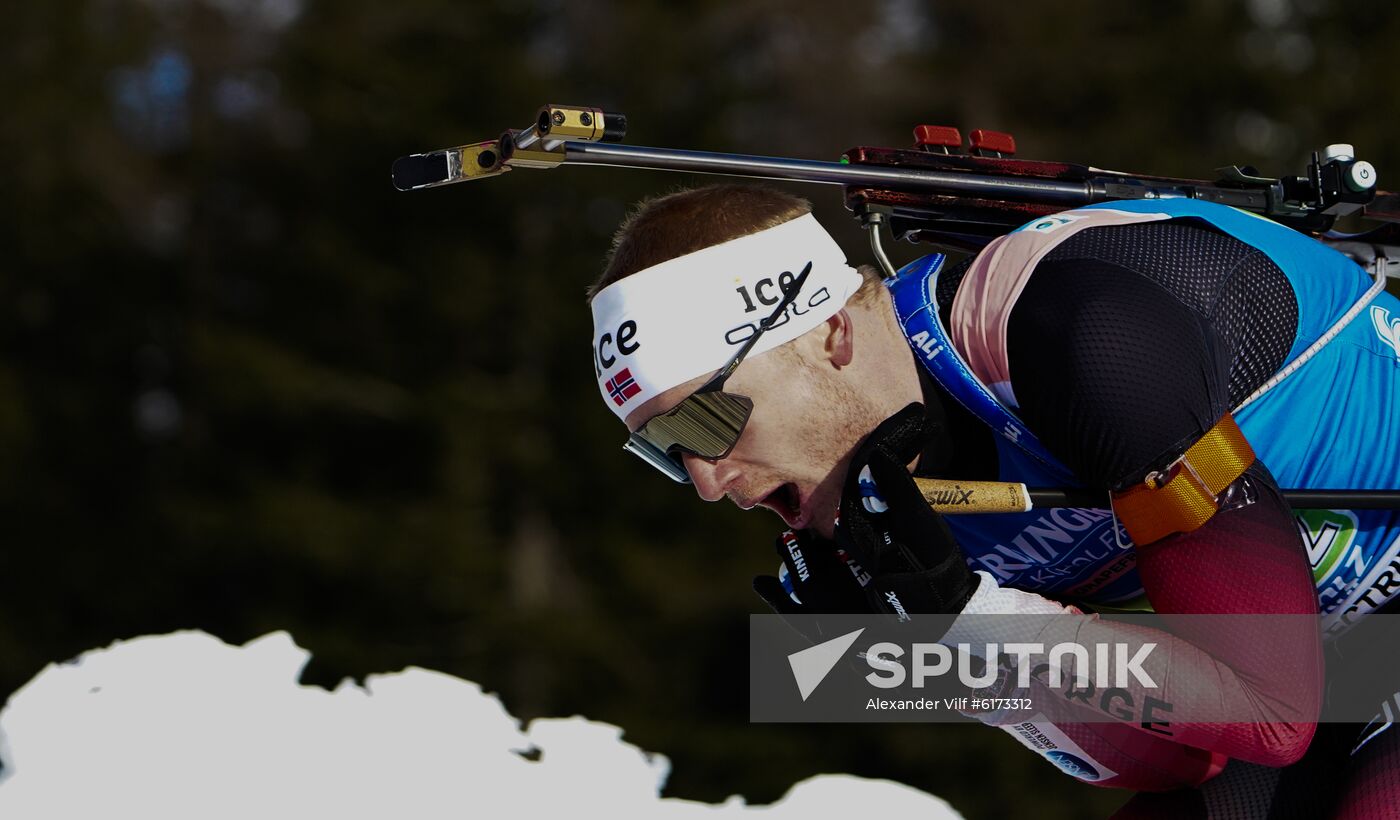 Italy Biathlon Worlds Single Mixed Relay