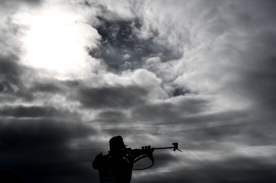 Italy Biathlon Worlds Single Mixed Relay