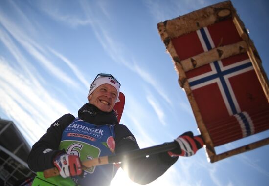 Italy Biathlon Worlds Single Mixed Relay