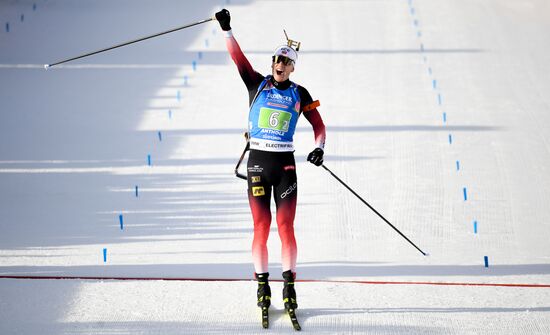 Italy Biathlon Worlds Single Mixed Relay