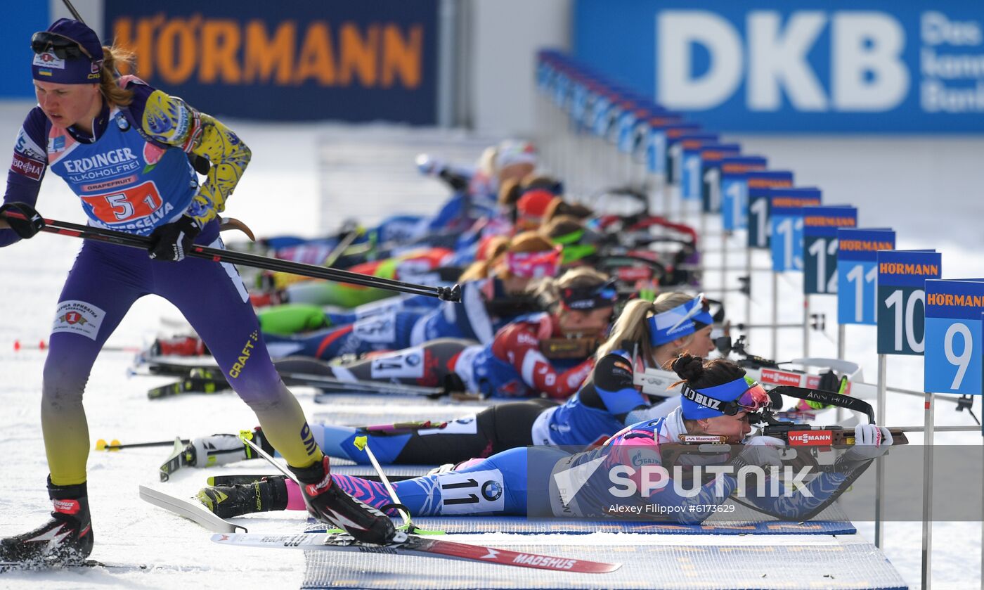 Italy Biathlon Worlds Single Mixed Relay