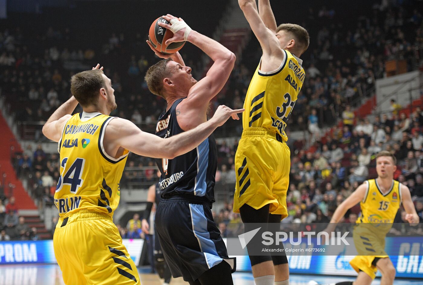 Russia Basketball Euroleague Zenit - Alba