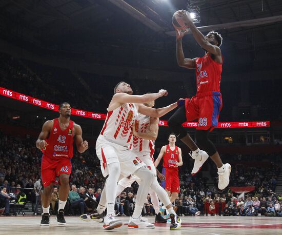 Serbia Basketball Euroleague Crvena Zvezda - CSKA 