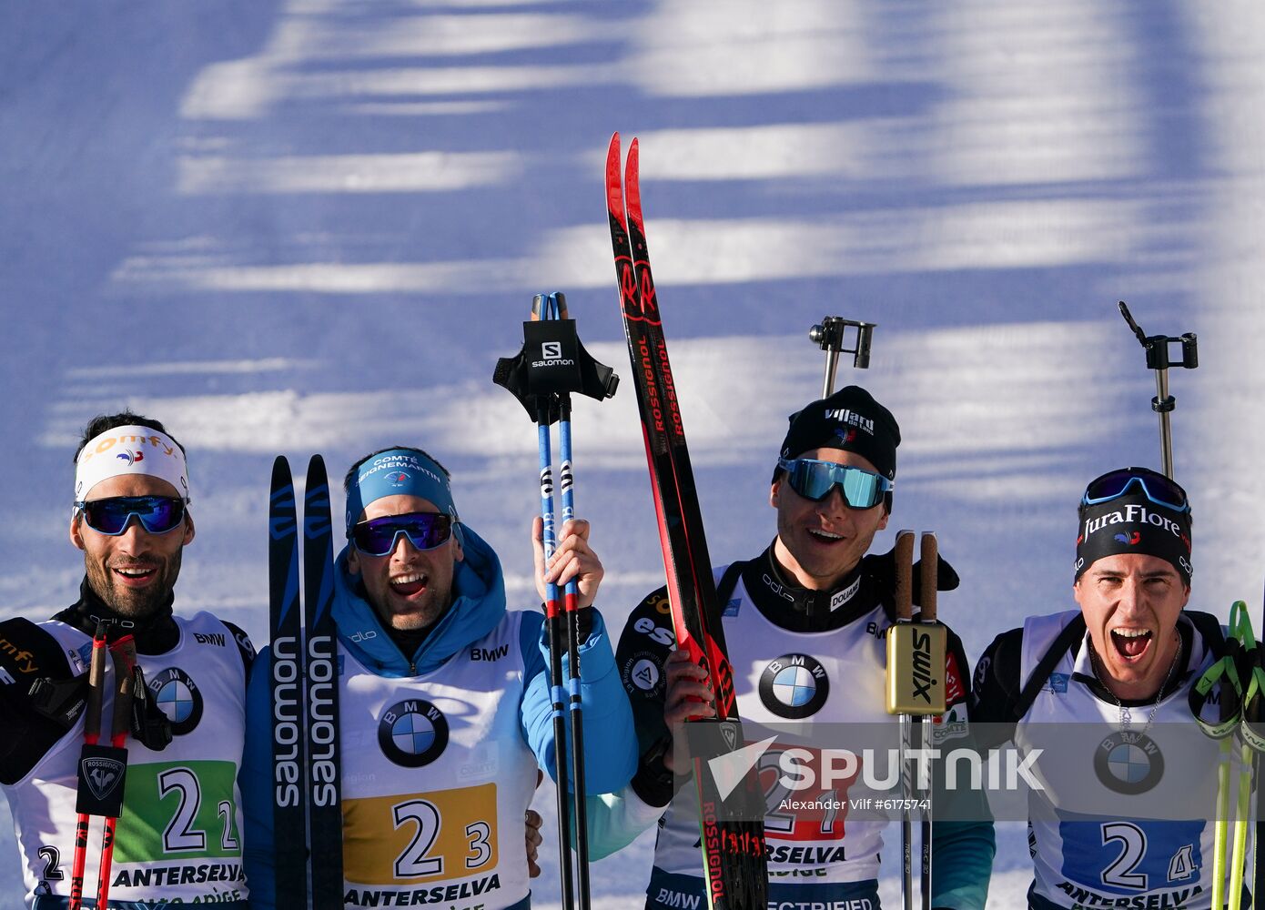 Italy Biathlon Worlds Men Relay