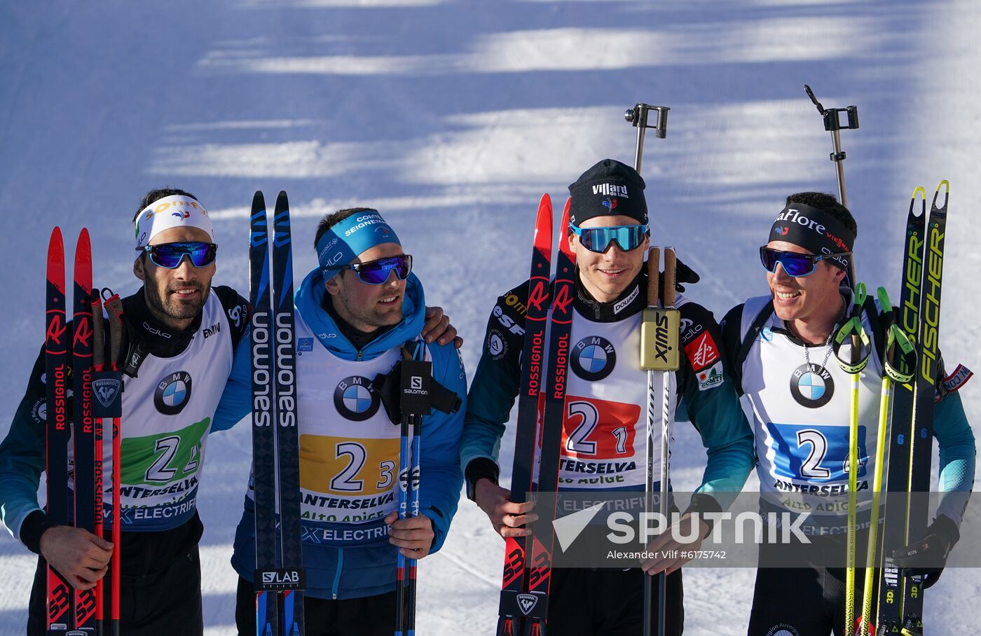 Italy Biathlon Worlds Men Relay