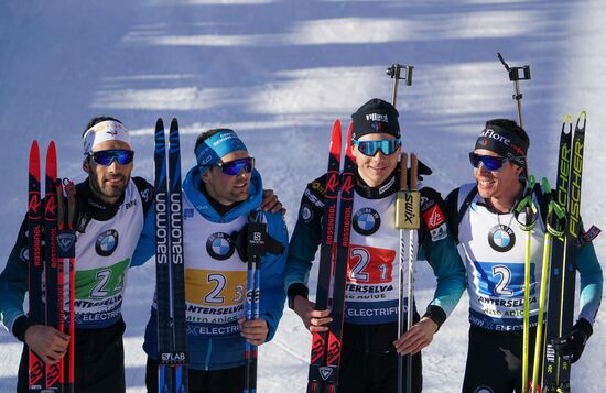 Italy Biathlon Worlds Men Relay